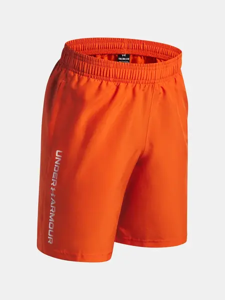 Chlapecké kraťasy Under Armour UA Tech Woven Wordmark Short-ORG - Kluci