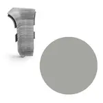 Vnitřní roh k soklu Naturel sivá , PVC dĺžka 0,5 cm, výška hrany 56 mm, NATNGTW03