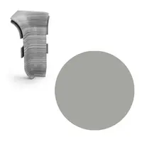 Vnitřní roh k soklu Naturel sivá , PVC dĺžka 0,5 cm, výška hrany 56 mm, NATNGTW03