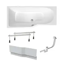 Asymetrická vaňa Laguna Beáta Plus 160x80 cm akrylát ľavá SIKOBE1600LAPNP