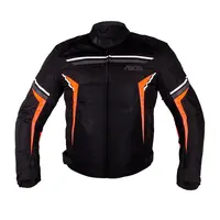 Pánská moto bunda BOS Laganas Black/Orange 4XL