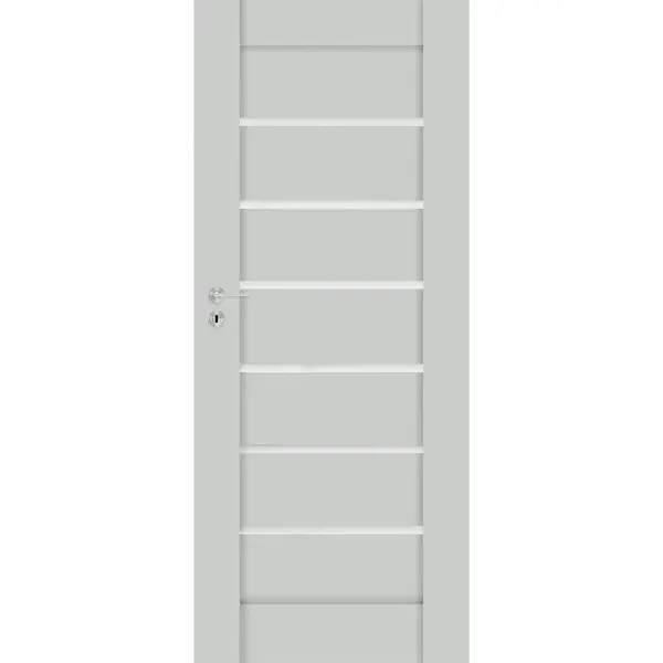 Interiérové dveře Prestige PU 02 80L šedá uni