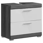 MID.YOU SKŘÍŇKA POD UMYVADLO, vysoce lesklá bílá, antracitová, šedá, 60/56/34 cm