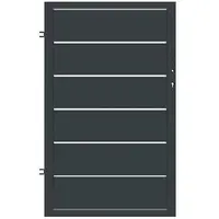 PLOTOVÁ BRANKA NOVARA LEVÁ 90x150 ZN RAL7024 MAT