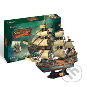 Španielska loď - San Felipe - puzzle z kategorie 3D puzzle