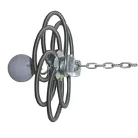 Růžice komínová 130-230 mm 6 pružin se závažím 0,5 kg Ř MA514011