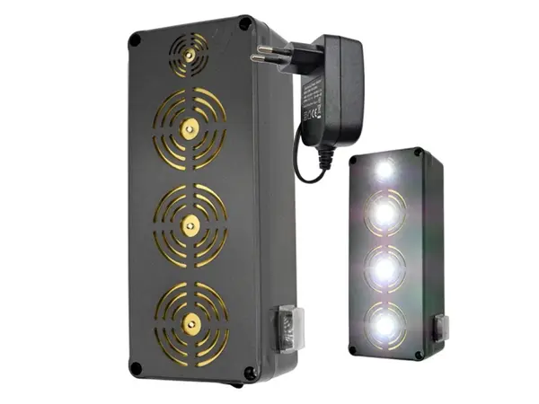 Bravson Vodotesný, ultrazvukový odpudzovač na kuny, myši a potkany VIANO OD16 KING LED