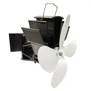 Ventilátor na dymovod FLAMINGO štvorlopatkový magnetický, strieborný FLHSF17-262