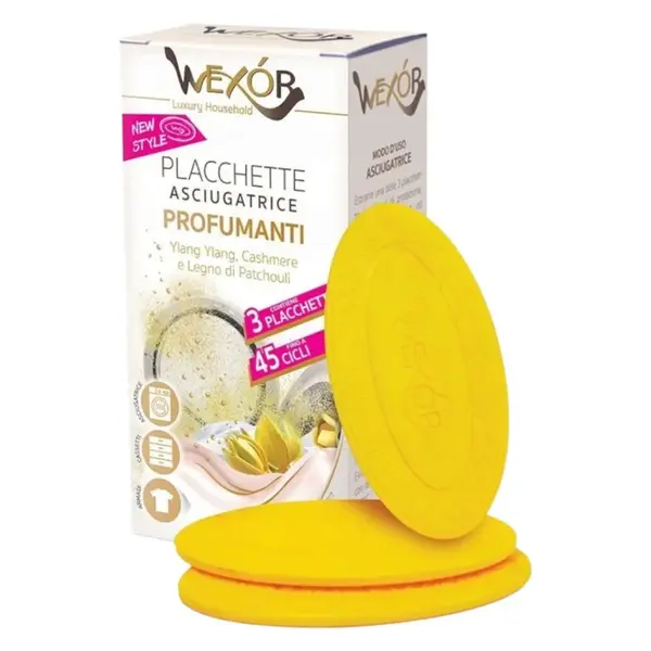 Wexor parfumované disky do sušičky Cashmere 3 ks / 45 praní