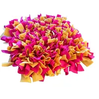 Čmuchacíkoberečky.cz® Čmuchací kobereček extra hustý RŮŽOVÝ-ŽLUTÝ 185/45X