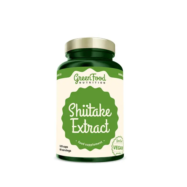 GreenFood Nutrition Shiitake Extract 120 kapslí