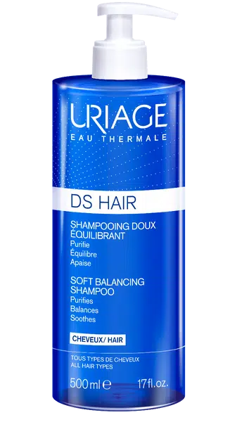 Uriage DS Hair Balancing Shampoo jemný zklidňující šampon 500 ml