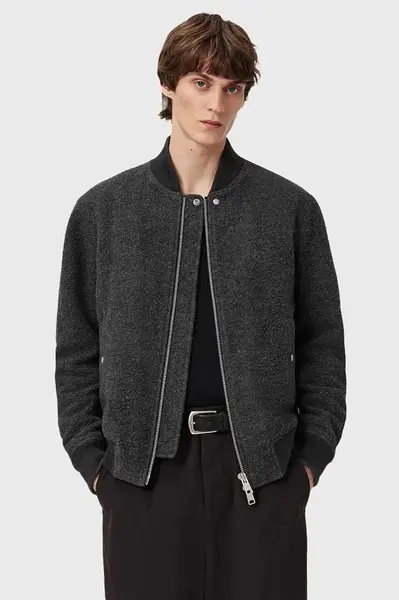 Bomber bunda s příměsí vlny AllSaints