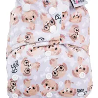 Bobánek Kapsová extra jemná AIO plena Premium patentky 1 ks cute dogs
