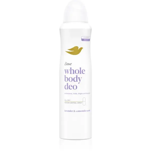 Dove Lavender & Chamomile dezodorant v spreji na telo 150 ml