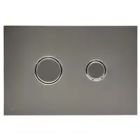 Ovládacie tlačidlo SAT kov gun metal mat SATATBGM