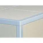 Ružek ružek "hranatý" Havos, hliník, dĺžka 30 cm, výška hrany 12 mm, RALEH12