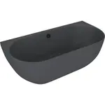 Polysan Pagoda voľne stojaca vaňa 170x85 cm liaty mramor ľavá aj pravá antracit antracit 72976.51