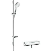 Hansgrohe Raindance Select E sprchový systém na stěnu s termostatickou batériou chróm 27039000