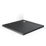 Roth Flat Stone Effect sprchová vanička štvorcová 90x90 cm akrylát antracit 8000312