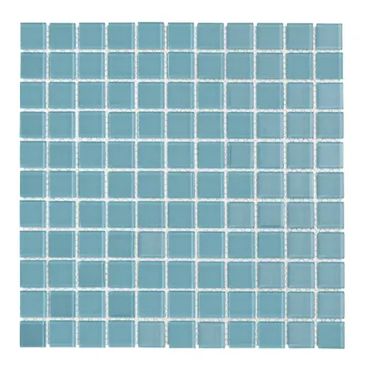 Sklenená mozaika Premium Mosaic tyrkysová 30x30 cm lesk MOS25TU