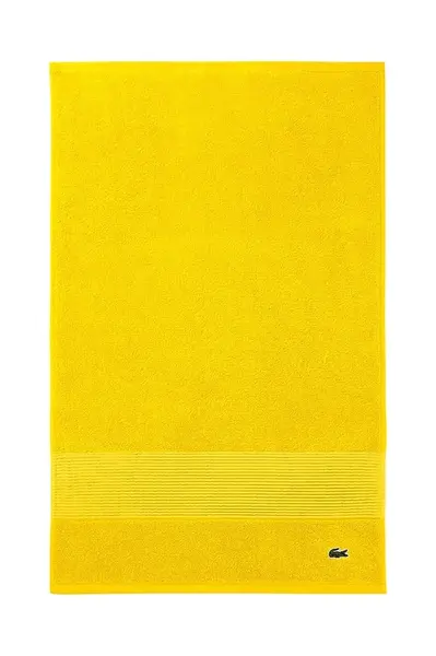 Malý bavlnený uterák Lacoste L LECROCO Jaune 40 x 60 cm