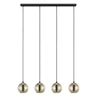 Závesné osvetlenie Eglo LEMORIETA čierna 39686