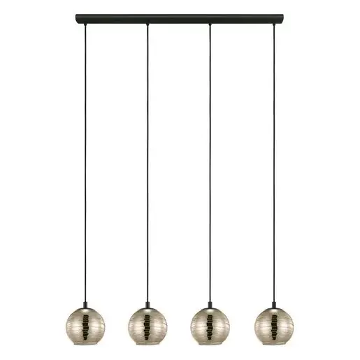 Závesné osvetlenie Eglo LEMORIETA čierna 39686