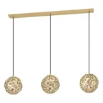 Závesné osvetlenie Eglo SKOURA mosadz 39757