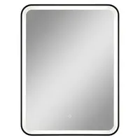 Zrkadlo so senzorom SAT Feel 60x80 cm čierna SATZFEEL6080CE