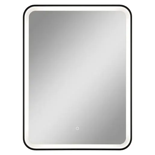 Zrkadlo so senzorom SAT Feel 60x80 cm čierna SATZFEEL6080CE