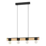 Závesné osvetlenie Eglo BAILRIGG čierna 43902