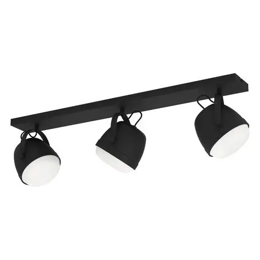 Stropné osvetlenie Eglo UPANEMA čierna 390045