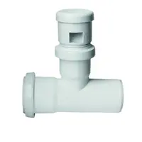 Odvzdušňovacia hlavica DN40 Plast Brno biely polypropylén AVPO440