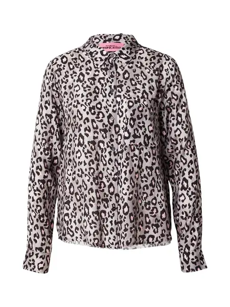 PRINCESS GOES HOLLYWOOD Blúzka  sivá / pastelovo ružová / čierna