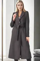 Z9681 DEWBERRY WOMEN'S COAT-ANTHRACITE