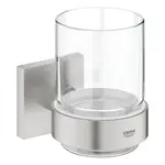 GROHE Start Cube Accessories sklo s držiakom supersteel 41097DC0