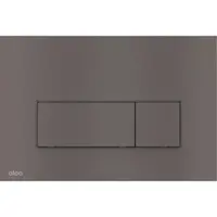 Alca Thin ovládacie tlačidlo plast gun metal mat M57-GM-M