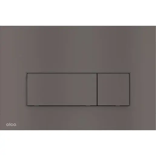 Alca Thin ovládacie tlačidlo plast gun metal mat M57-GM-M