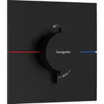 Hansgrohe ShowerSelect Comfort E sprchová batéria bez podomietkového telesa matná čierna 15574670