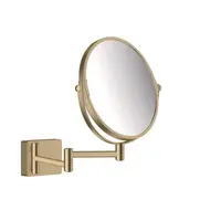Hansgrohe AddStoris kozmetické zrkadielko sklopné vo farebnom prevedení kartáčovaný bronz 41791140
