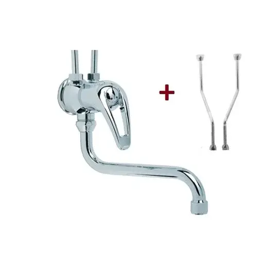 Drezová batéria Geos AGT Geos s otočným ramienkom a pripojovacími hadičkami chróm GL8700TCR