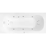 Masážna vaňa SIKO Mika 170x70 cm BASIC akrylát ľavá SIKOHMBMIKA170L