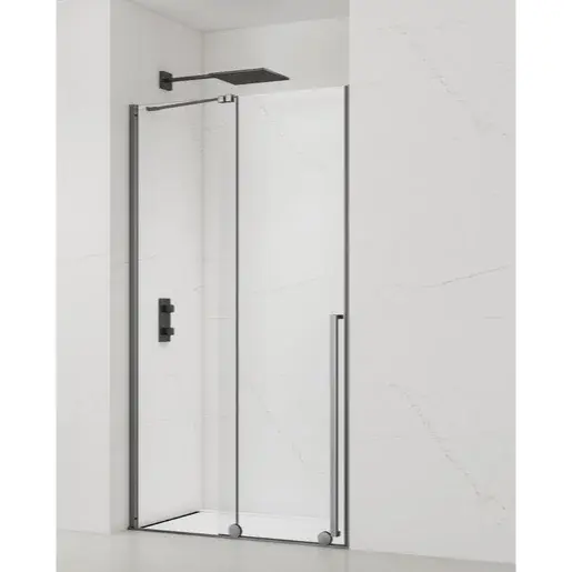 Sprchové dvere 120 cm SAT Xmotion PVD Gun metal SATBWIXM120NIKAGM