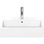 Duravit Vero Air umývadlo na dosku 60x47 cm s otvorom uprostred 2352600000