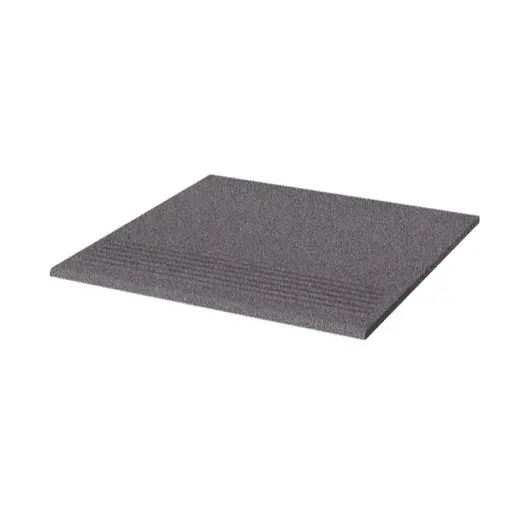 Schodovka Rako Taurus Granit antracitovo šedá 30x30 cm mat TCA34065.1