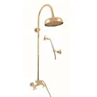 RAV SLEZÁK Morava sprchový systém s kohútikovou batériou zlatá mk181.0/3z MK181.03Z