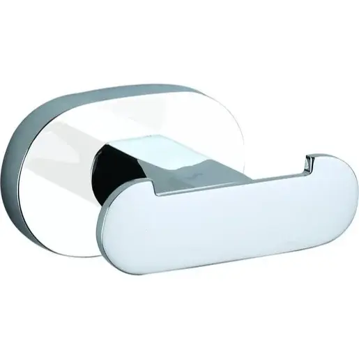 Dvojháčik RAV SLEZÁK chróm / biela YUA0102CB