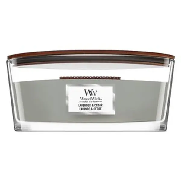 Woodwick Lavender & Cedar vonná svíčka 453,6 g