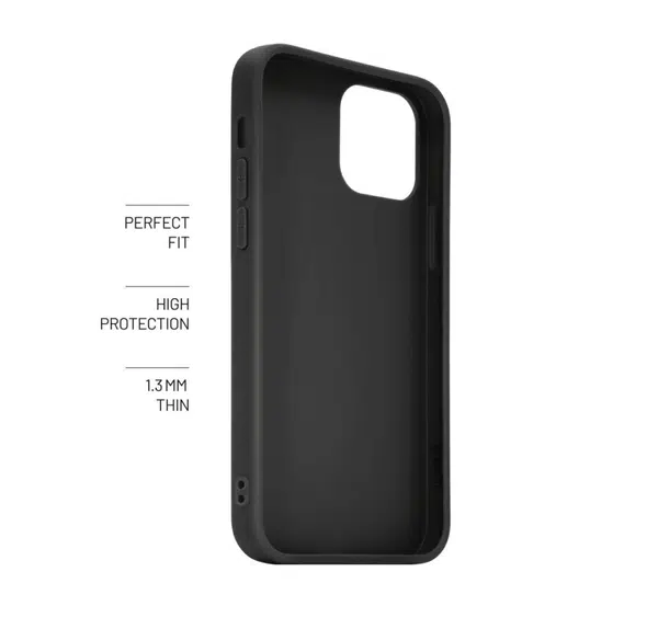 Zadní kryt FIXED Story pro Apple iPhone 4 SE, černá